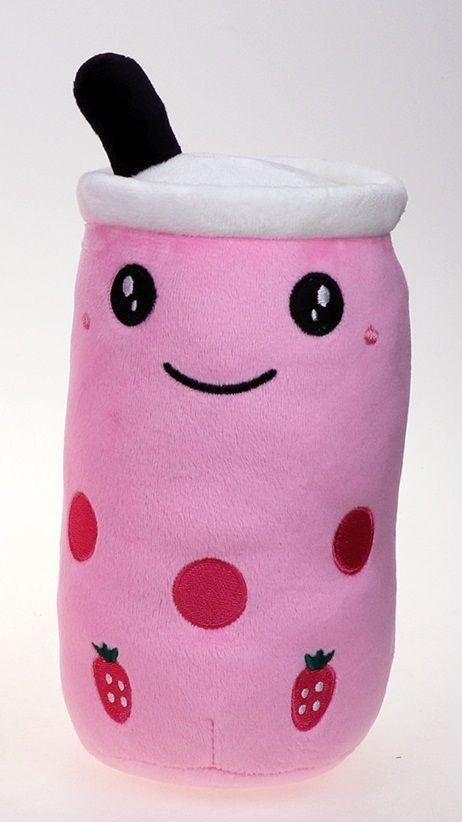 Kniha Bubble Tea Boba Plüsch rosa, 20cm 