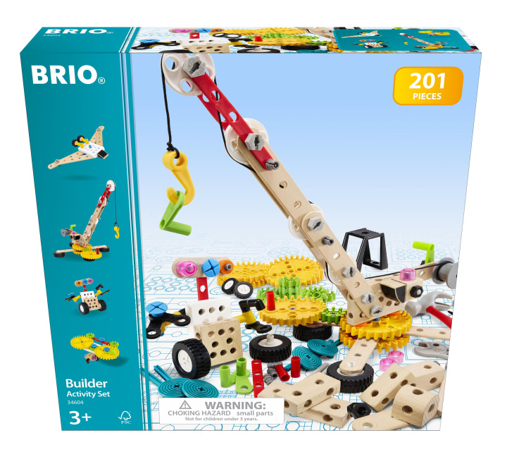 Hra/Hračka BRIO Builder - 34604 Builder Kindergartenset | Entwicklungsförderndes Rollenspiel & Konstruktionsspielzeug für Kinder ab 3 Jahren 
