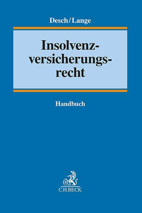 Book Insolvenzversicherungsrecht Oliver Lange