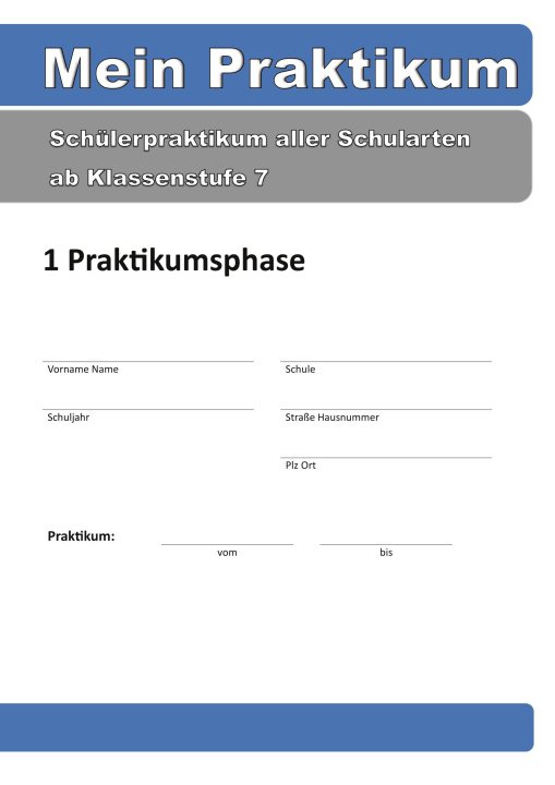 Βιβλίο Mein Praktikum - 1 Praktikumsphase Frank Mühlbauer