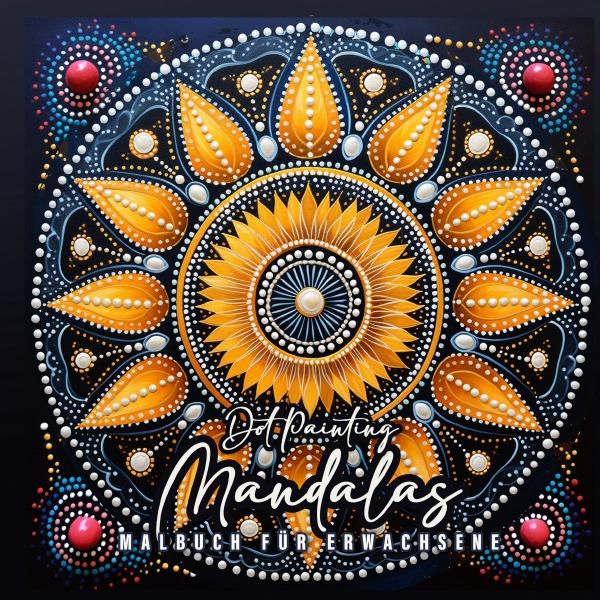 Carte Dot Painting Mandala Coloring Book for Adults 