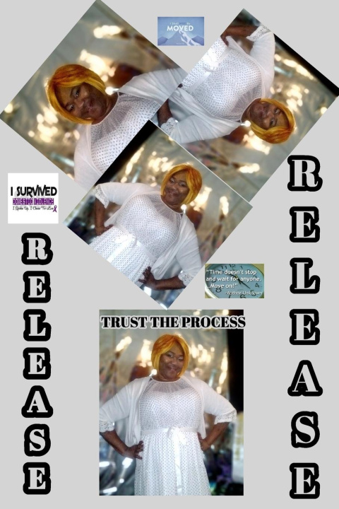 Knjiga R E L E A S E trust the process Angela Thomas Smith