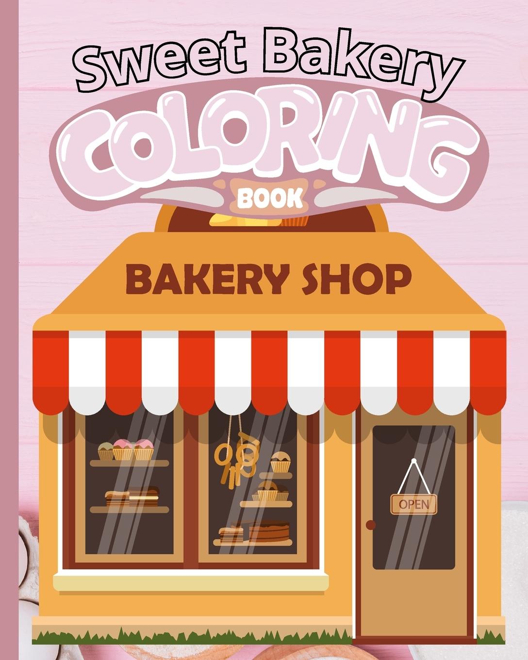 Book Sweet Bakery Coloring Book 