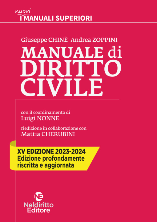 Kniha Manuale di diritto civile Giuseppe Chiné