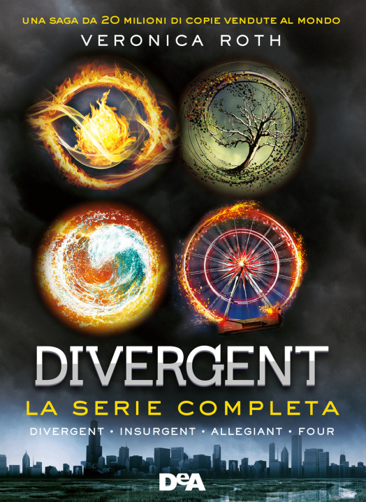 Kniha Divergent. La serie completa: Divergent-Insurgent-Allegiant-Four Veronica Roth