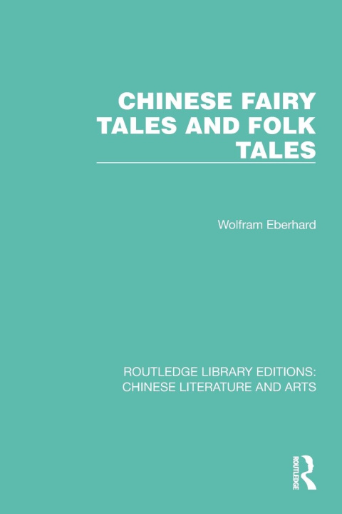 Livro Chinese Fairy Tales and Folk Tales Wolfram Eberhard