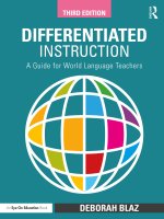 Könyv Differentiated Instruction Blaz
