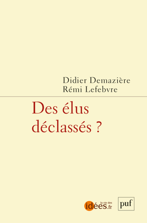 Knjiga Des élus déclassés Lefebvre