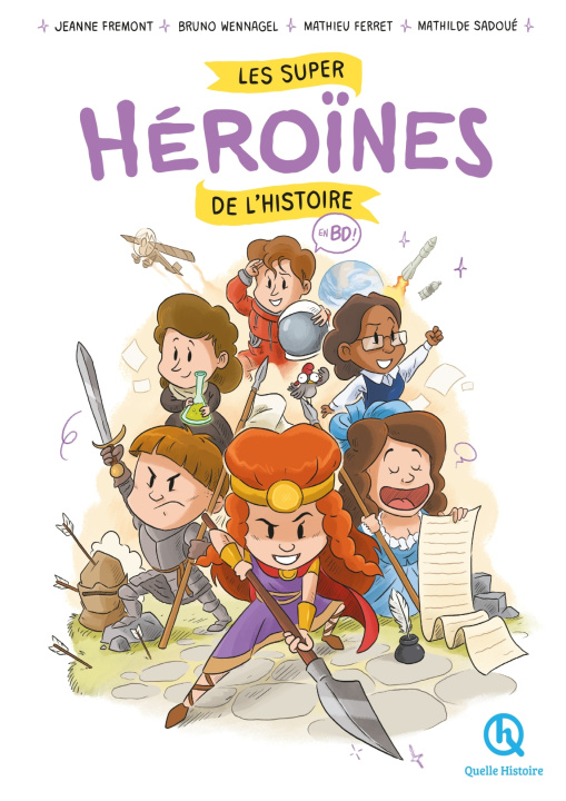 Carte Les super héroïnes de l'histoire en BD 