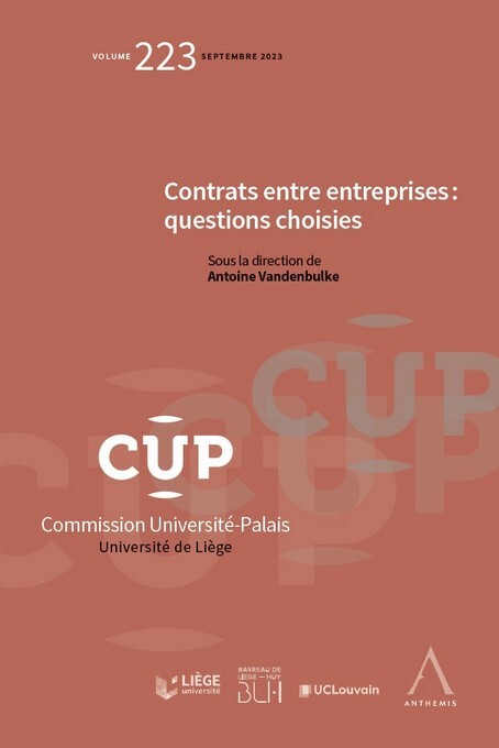 Carte Contrats entre entreprises : questions choisies Vandenbulke