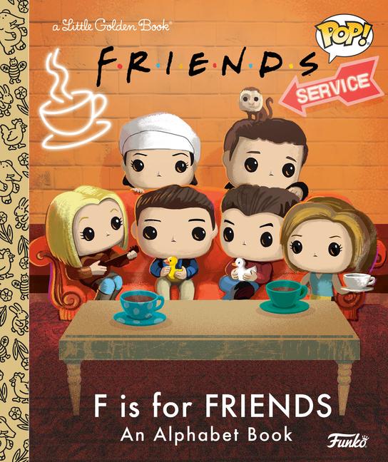 Книга F Is for Friends: An Alphabet Book (Funko Pop!) Golden Books