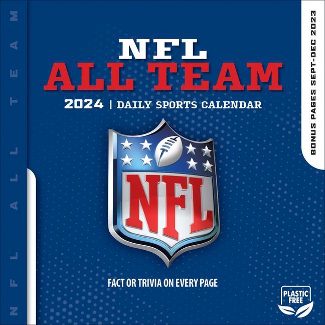 Календар/тефтер NFL All Team 2024 Box Calendar 