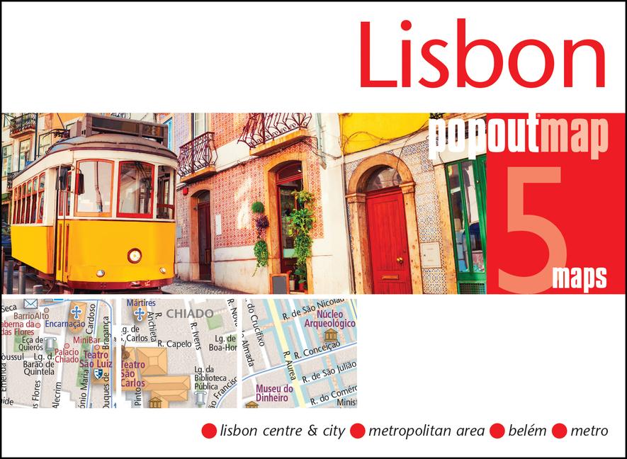 Prasa Lisbon Popout Map 