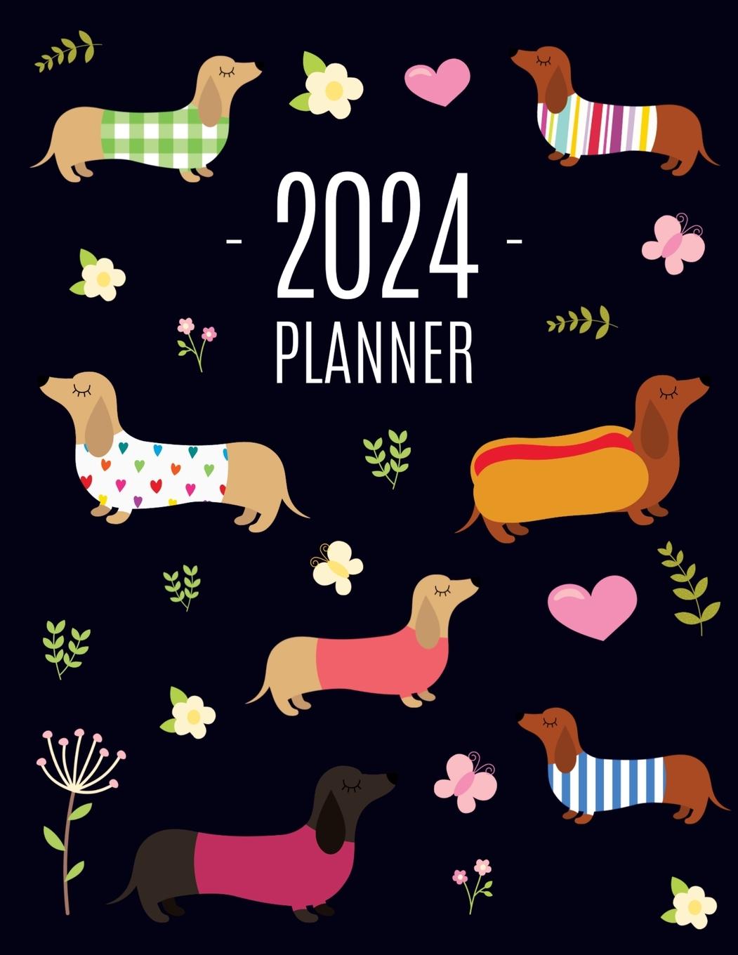 Livre Dachshund Planner 2024 