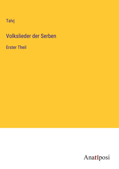 Book Volkslieder der Serben 