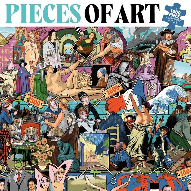 Carte Pieces of Art: A 1000 Piece Art History Puzzle 