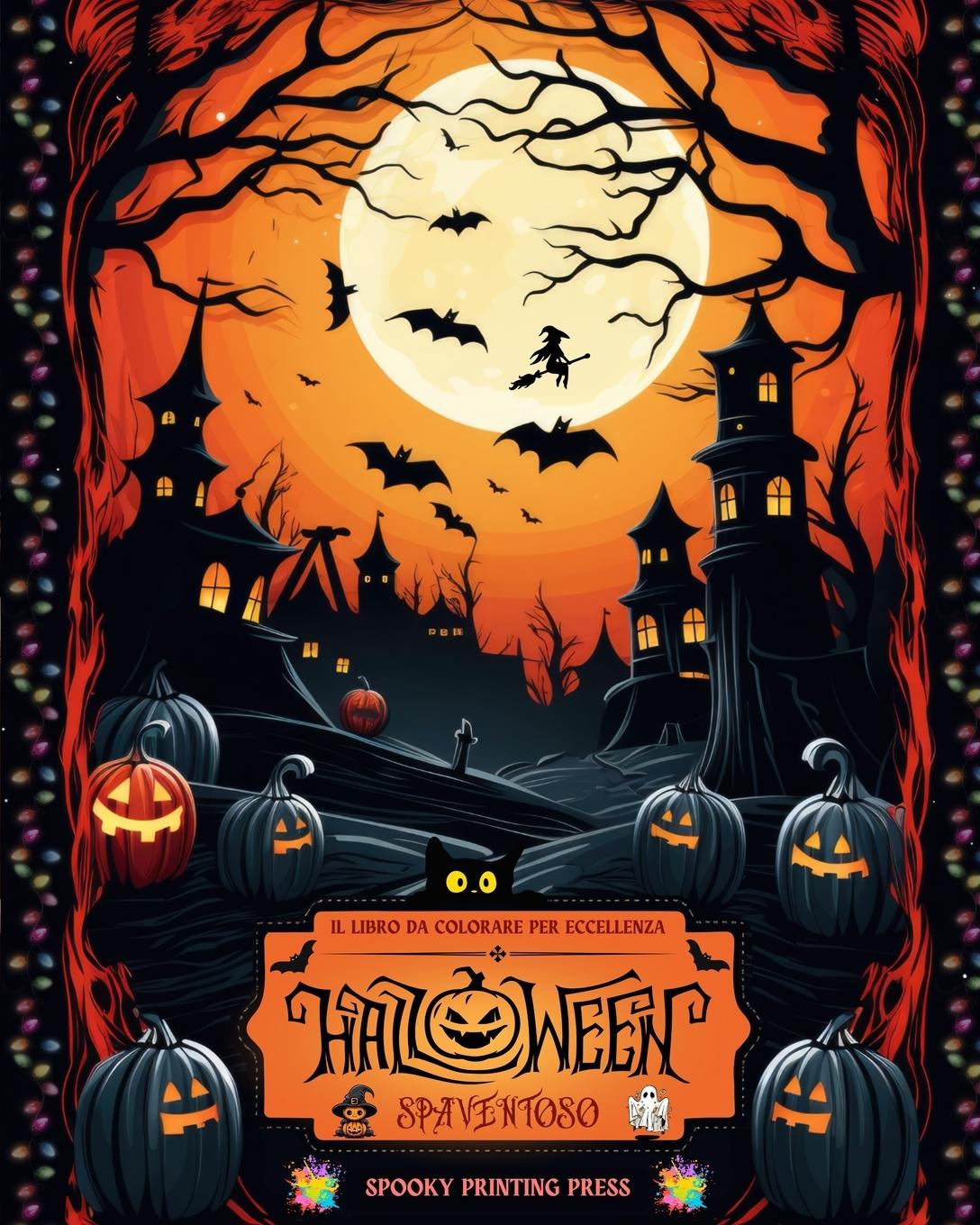Carte Halloween spaventoso  - Il libro da colorare per eccellenza per gli appassionati di horror, adolescenti e adulti 