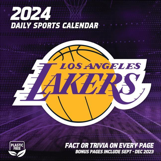 Kalendář/Diář Los Angeles Lakers 2024 Box Calendar 