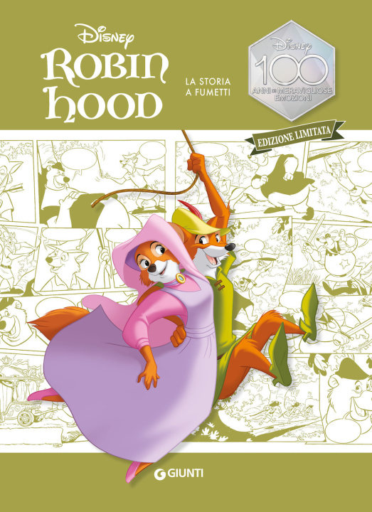 Βιβλίο Robin Hood. La storia a fumetti. Disney 100. Ediz. limitata 