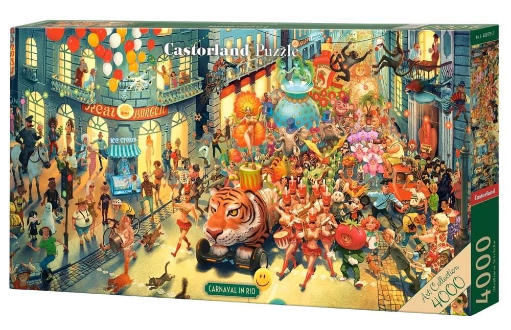 Книга Puzzle 4000 elementów. Karnawał w Rio 