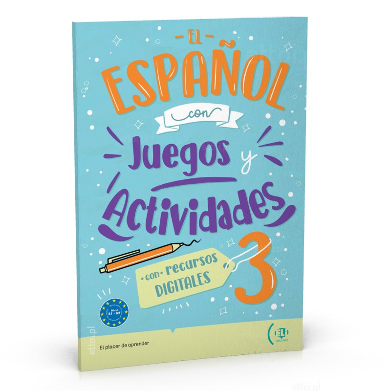 Könyv El espanol con Juegos y Actividades 3 con recursos digitales + audio online B1-B2 