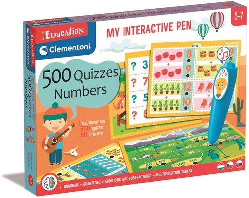 Hra/Hračka Vzdělávací hra Moje interaktivní pero 500 kvízů Čísla 