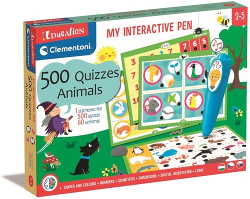 Játék Vzdělávací hra Moje interaktivní pero 500 kvízů Zvířata 