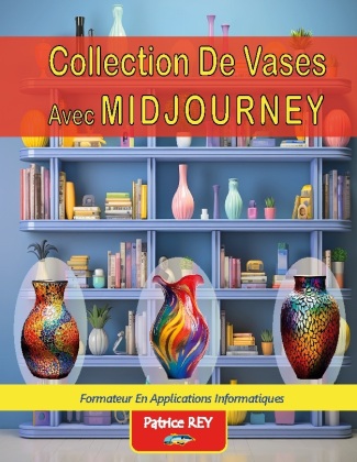 Книга collection de vases avec midjourney 