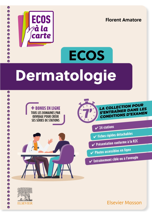 Książka ECOS Dermatologie Florent Amatore