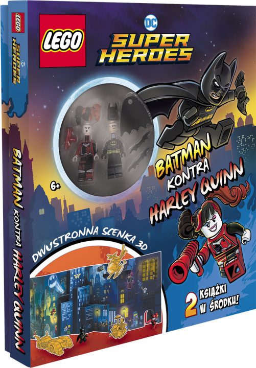Könyv Lego DC comics Super Heroes Batman kontra Harley Quinn Z ALB-6450 Opracowanie zbiorowe