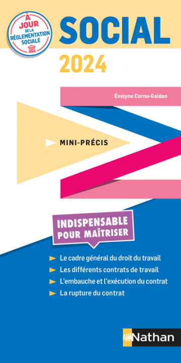 Boek Social - Mini-Précis 2024 Evelyne Cornu-Gaidan