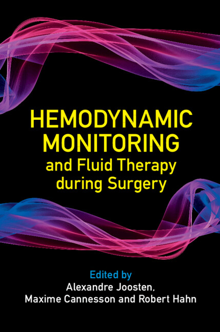 Kniha Hemodynamic Monitoring and Fluid Therapy during Surgery Alexandre Joosten