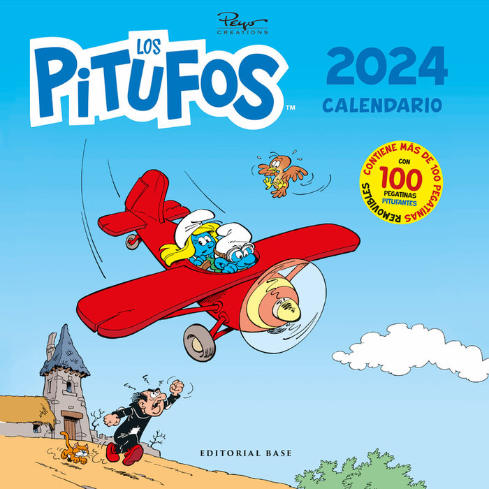 Kniha CALENDARIO LOS PITUFOS 2024 CULLIFORD