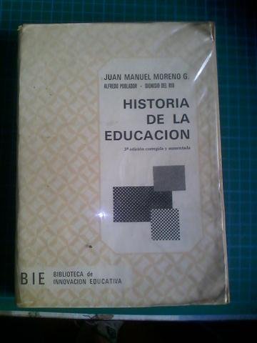 Kniha HISTORIA DE LA EDUCACION MORENO GARCIA