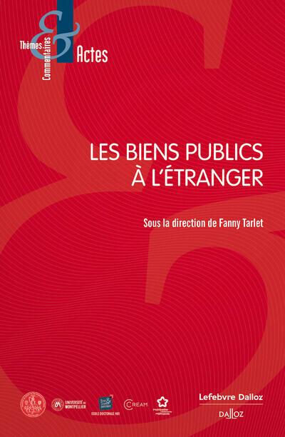 Knjiga Les biens publics à l'étranger 