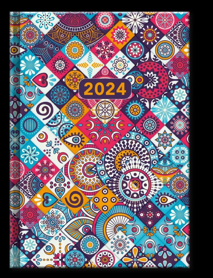 Calendar/Diary Diář 2024 MOZAIKA, denní A5 