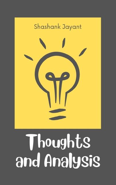 Knjiga Thoughts and Analysis Shashank Jayant