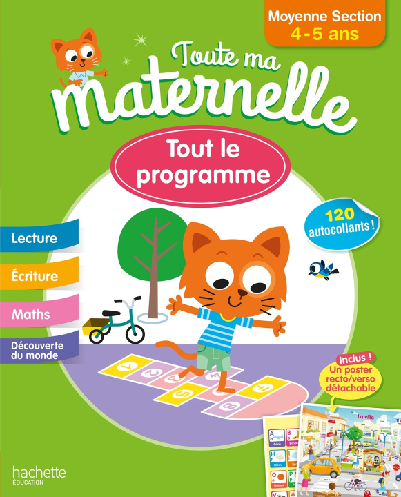 Carte Toute Ma Maternelle- Moyenne section 4-5 ans 