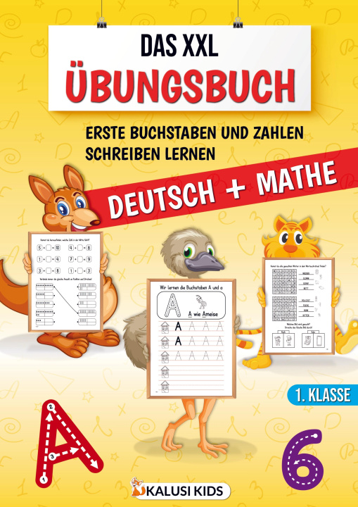 Kniha Das XXL Übungsbuch 1. Klasse Kalusi  Kids