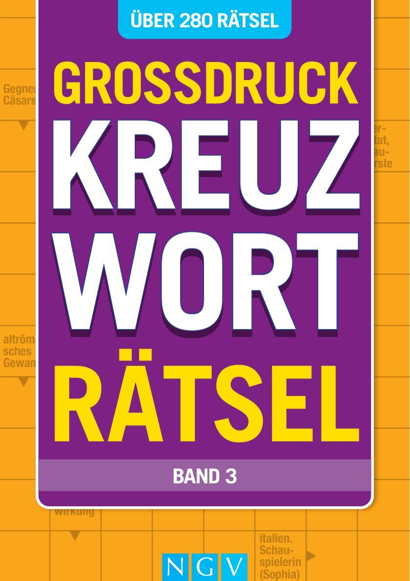 Kniha Großdruck Kreuzworträtsel - Band 3 