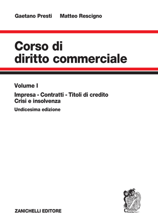 Könyv Corso di diritto commerciale Gaetano Presti