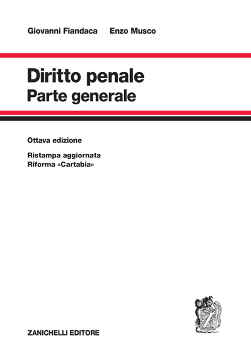 Könyv Diritto penale. Parte generale Giovanni Fiandaca