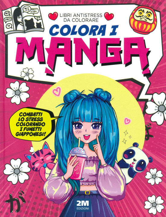 Carte Colora i manga. Libri antistress da colorare 