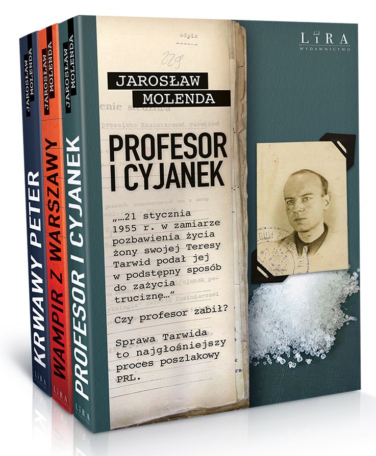 Kniha Pakiet Profesor i cyjanek / Wampir z Warszawy / Krwawy Peter Jarosław Molenda