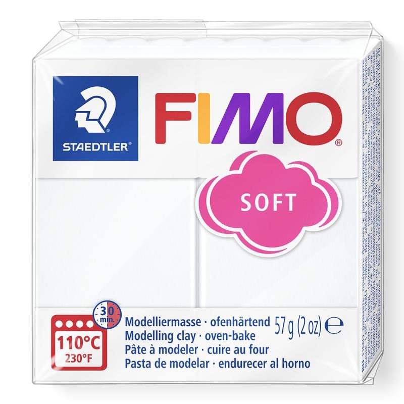 Kniha FIMO soft 57g - bílá 