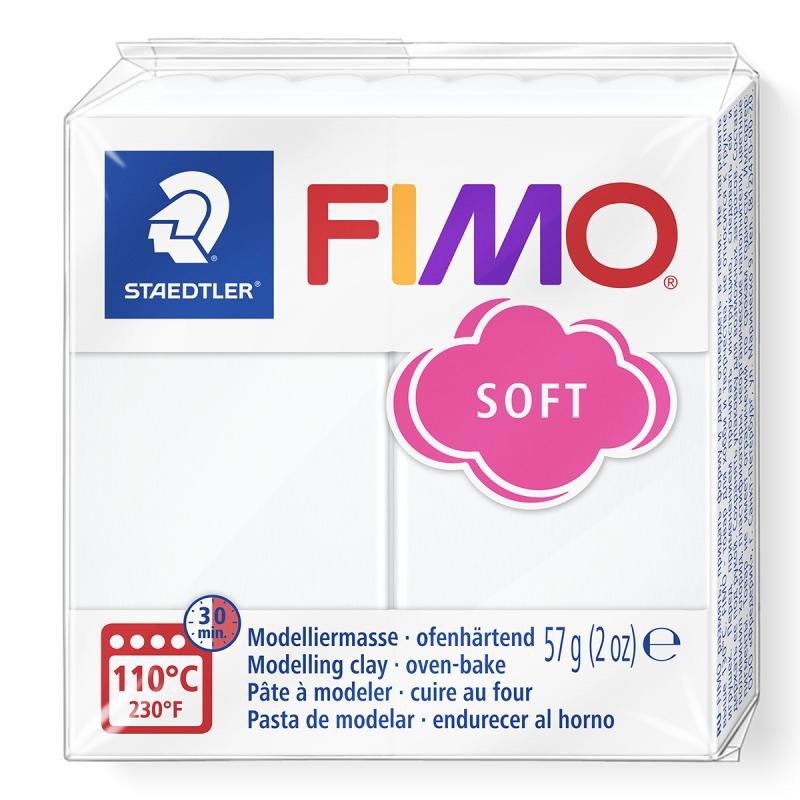 Hra/Hračka FIMO soft 57g - bílá 