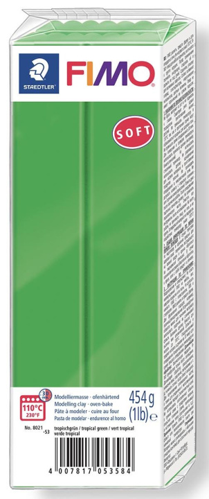 Boek FIMO soft 454 g - zelená 