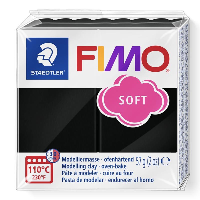 Kniha FIMO soft 57g - černá 