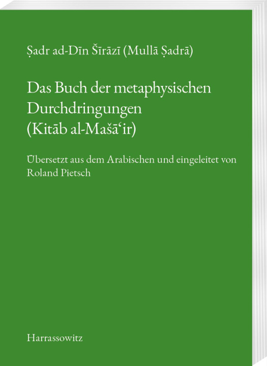 Könyv Das Buch der metaphysischen Durchdringungen (Kit?b al-Ma??'ir) 