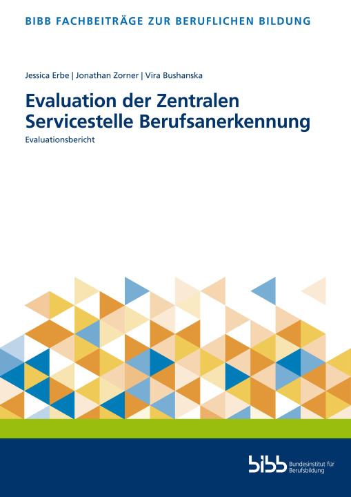 Könyv Evaluation der Zentralen Servicestelle Berufsanerkennung Jonathan Zorner